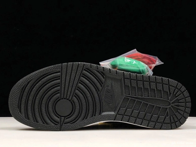 1st Kicks Team SoleFly Jordan High x Black 1 Air OG AV3905-038 Retro Orange-Fir 0713